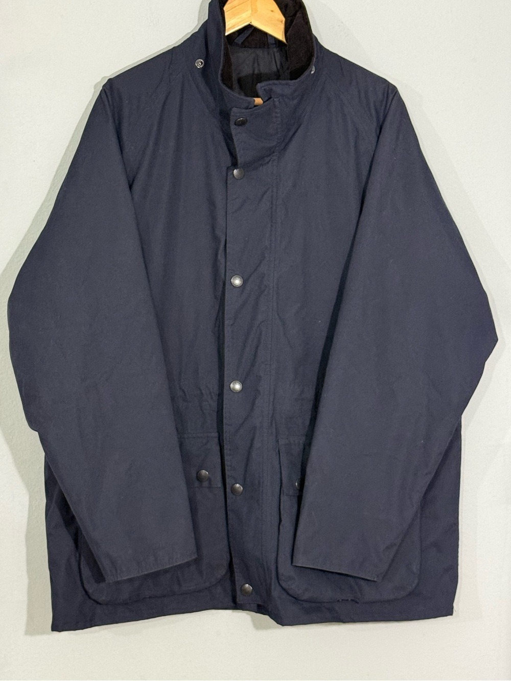 Vintage Barbour A931 Equestrian Jacket Navy Large Made in England